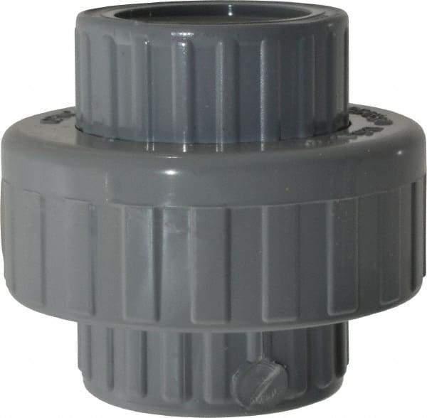 Value Collection - 1" CPVC Plastic Pipe Union with EPDM O-Ring - Schedule 80, FIPT x FIPT End Connections - USA Tool & Supply