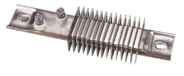 Hotwatt - 120 Volt, 500 Watt, 12" Long Channel Strip Heater - 7-3/4" Fin Length, 24 Watt per Sq In - USA Tool & Supply
