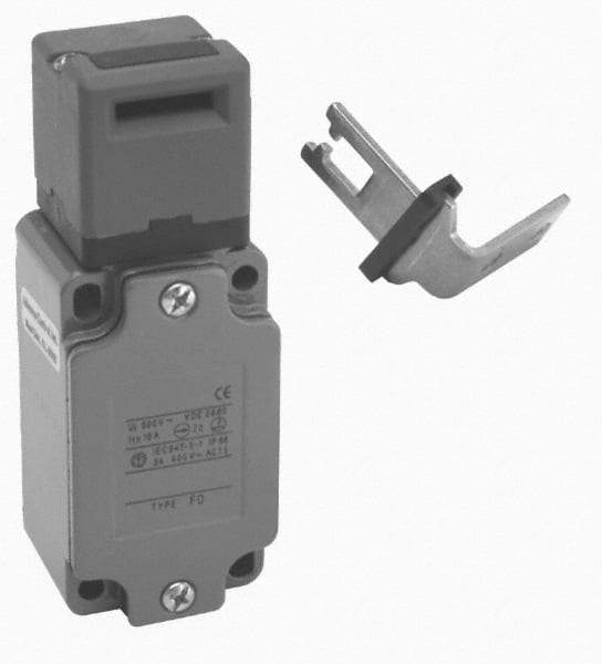 ACI - 10 Amp, 24-300 VDC, 250-600 VAC, 3 Pole Fused Safety Switch - 10 Amp, 24-300 VDC, 250-600 VAC, 2.2 Inch Wide x 1.44 Inch Deep x 5.31 Inch High, Nonmetallic, NO/2NC Contact Configuration - USA Tool & Supply