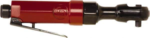 Chicago Pneumatic - 1/4" Drive, 220 RPM, 13 Ft/Lb Torque Ratchet Wrench - Inline Handle, 15 CFM, 90 psi, 1/4" Inlet - USA Tool & Supply