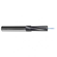 M16 x 1.5 4FL Carbide Thread Mill Tap-Coolant Thru-TiCN - USA Tool & Supply