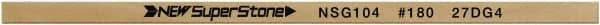 Value Collection - Flat Ceramic Finishing Stick - 100mm Long x 0.5mm Wide x 10mm Thick, 180 Grit - USA Tool & Supply