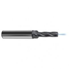 M16 x 2.0 4FL Carbide Thread Mill Tap-Coolant Thru-TiCN - USA Tool & Supply
