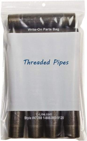 C-LINE - 6 x 13", 2 mil Self-Seal Reclosable Bags - Clear - USA Tool & Supply
