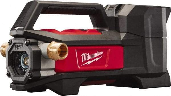 Milwaukee Tool - 1/4 hp, 18 Amp Rating, 18 Volts, Full-On Operation, Nonsubmersible Pump - Plastic Housing - USA Tool & Supply
