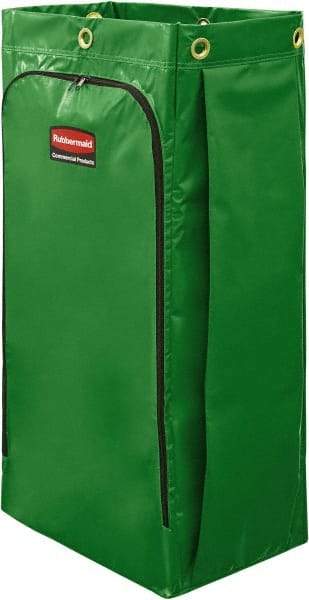 Rubbermaid - 34 Gal Vinyl Janitor Cart Bag - 10-1/2" Width - USA Tool & Supply