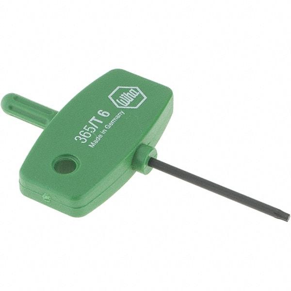 Wiha - T6 Torx Key - Wing Handle, 35mm Length Under Head, 2.7" OAL - USA Tool & Supply