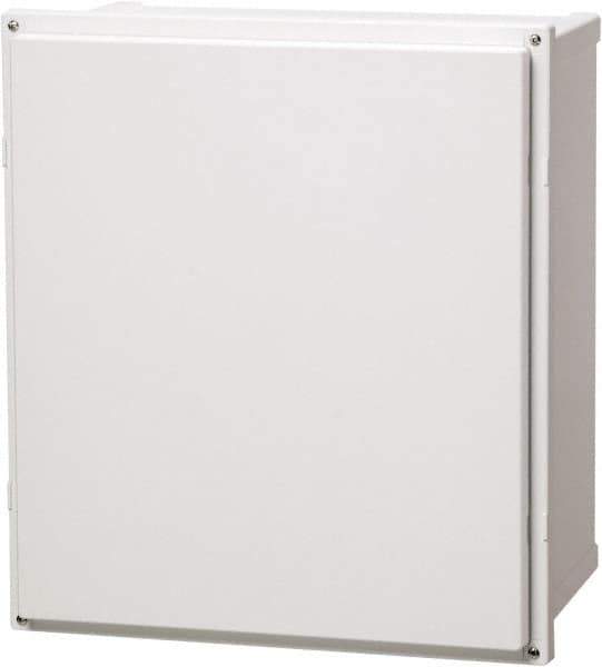 Fibox - Polycarbonate Standard Enclosure Screw Cover - NEMA 4, 4X, 6, 6P, 12, 13, 16" Wide x 18" High x 10" Deep, Impact, Moisture & Corrosion Resistant, Dirt-tight & Dust-tight - USA Tool & Supply