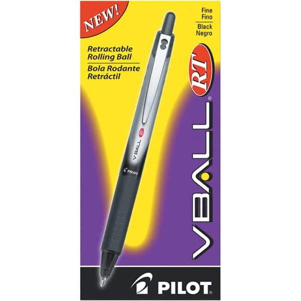 Pilot - Conical Roller Ball Pen - Black - USA Tool & Supply