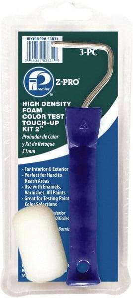 Premier Paint Roller - 9" Long, Mini Paint Roller Set - 3-1/2" Wide, Steel Frame, Includes Paint Tray, Roller Cover & Frame - USA Tool & Supply