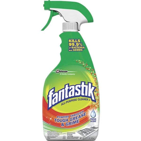 Fantastik - 32 oz Spray Bottle All-Purpose Cleaner - Liquid, Disinfectant, Pleasant - USA Tool & Supply