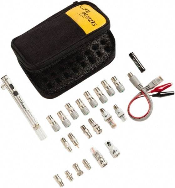 Fluke Networks - 24 Piece, Data & Video Kit - Comes in Clam Shell - USA Tool & Supply