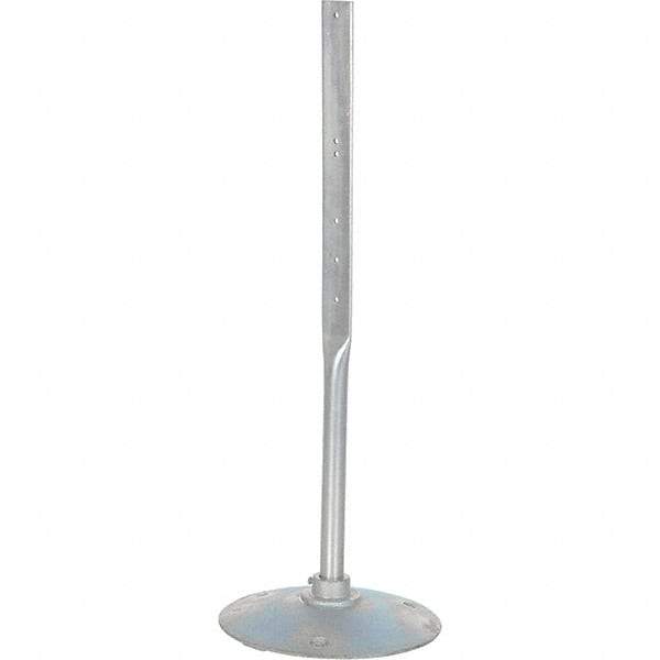 Vestil - 17-3/8" Wide x 48" High Sign Compatiblity, Steel Sign Stand - Silver - USA Tool & Supply