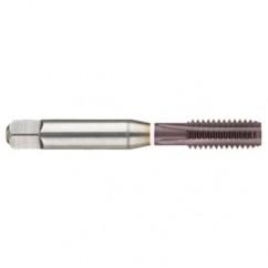 10-32 Dia. - 2B - 4 FL - Cobalt Straight Flute Semi-Bott White Ring Tap - Firex - USA Tool & Supply