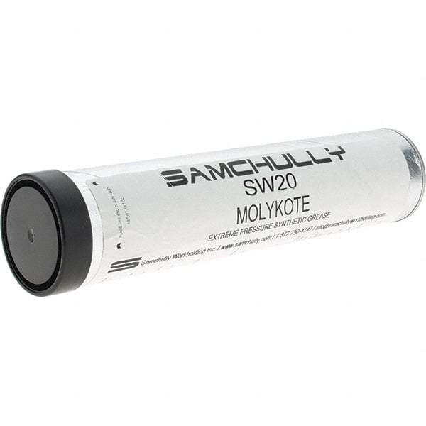 Samchully - 14 oz Tube Lithium Extreme Pressure Grease - Black, Extreme Pressure, Food Grade & High/Low Temperature, 350°F Max Temp, NLGIG 2, - USA Tool & Supply