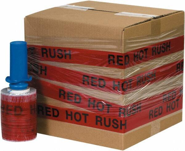 GoodWrappers - 5" x 500' 80 Gauge Red/Black Identi-Wrap - USA Tool & Supply