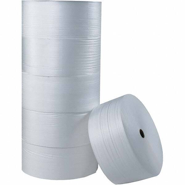 Made in USA - 1,250' Long x 48" Wide x 1/16" Thick, Foam Roll - White - USA Tool & Supply