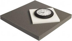 Made in USA - 12" Wide x 1/2" Thick, Foam Sheets - Charcoal - USA Tool & Supply