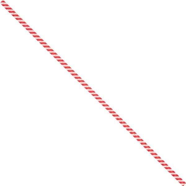 Made in USA - 10" Long, Bag Tie - Red/White - USA Tool & Supply