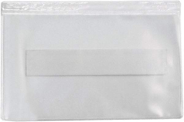 Superscan - 50 Piece Clear Press-On Vinyl Envelope - 2" High x 3-1/2" Wide - USA Tool & Supply