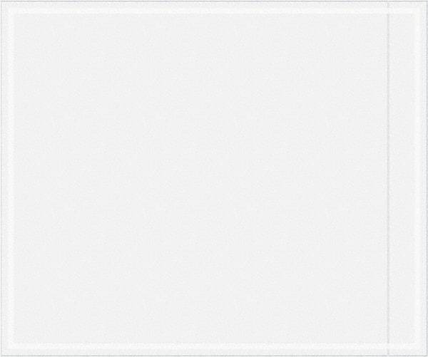 Value Collection - 500 Piece, 10" Long x 12" Wide, Packing List Envelope - Unprinted, Clear - USA Tool & Supply