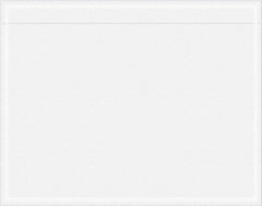 Value Collection - 1,000 Piece, 7" Long x 5-1/2" Wide, Packing List Envelope - Unprinted, Clear - USA Tool & Supply