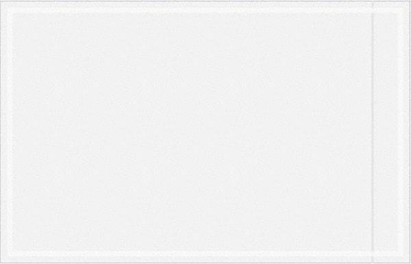 Value Collection - 1,000 Piece, 5-1/8" Long x 8" Wide, Packing List Envelope - Unprinted, Clear - USA Tool & Supply