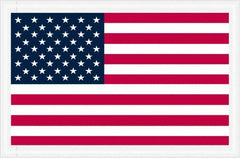 Value Collection - 1,000 Piece, 5-1/4" Long x 8" Wide, Packing List Envelope - Packing List Enclosed, Red, White & Blue - USA Tool & Supply