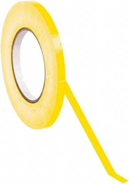 Value Collection - 180 Yd Long, Bag Tape - Yellow - USA Tool & Supply