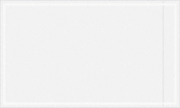 Value Collection - 1,000 Piece, 4-1/2" Long x 7-1/2" Wide, Packing List Envelope - Unprinted, Clear - USA Tool & Supply