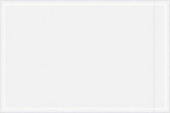 Value Collection - 1,000 Piece, 6" Long x 9" Wide, Packing List Envelope - Unprinted, Clear - USA Tool & Supply