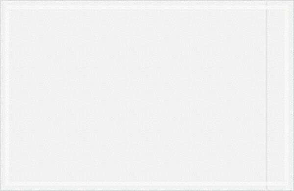 Value Collection - 1,000 Piece, 6-1/2" Long x 10" Wide, Packing List Envelope - Unprinted, Clear - USA Tool & Supply