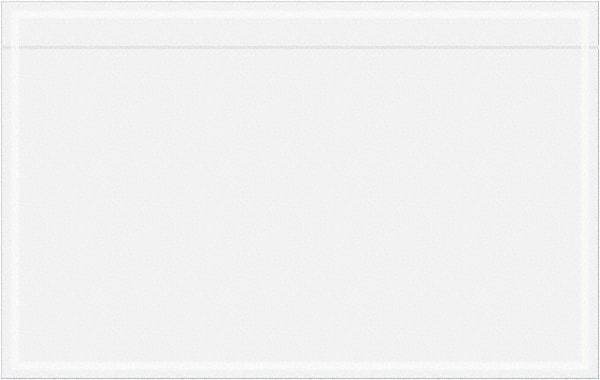 Value Collection - 1,000 Piece, 9-1/2" Long x 6" Wide, Packing List Envelope - Unprinted, Clear - USA Tool & Supply