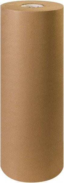 Made in USA - 1,200' Long x 24" Wide Roll of Recycled Kraft Paper - 30 Lb Paper Weight - USA Tool & Supply