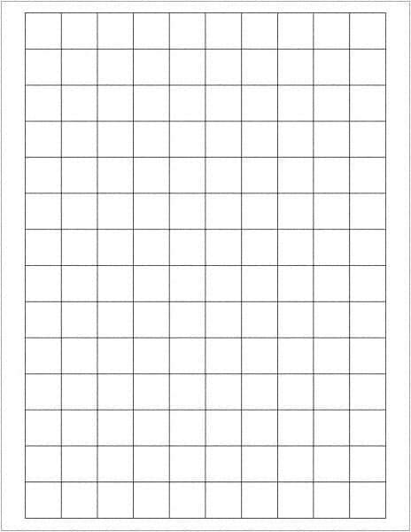 Tape Logic - 3/4" Long, White Paper Laser Label - For Laser Printers - USA Tool & Supply