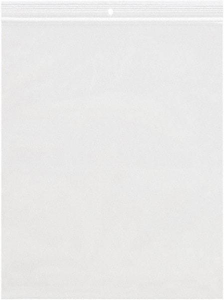 Value Collection - 9 x 12", 2 mil Reclosable Polybags with Hang Hole - Clear - USA Tool & Supply