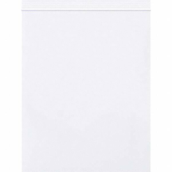 Value Collection - 8 x 10", 2 mil Reclosable Polybags - White - USA Tool & Supply