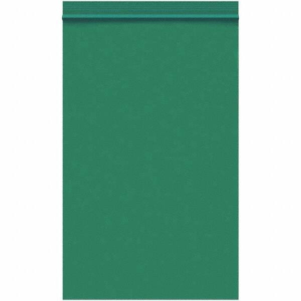Value Collection - 5 x 8", 2 mil Reclosable Polybags - Green - USA Tool & Supply