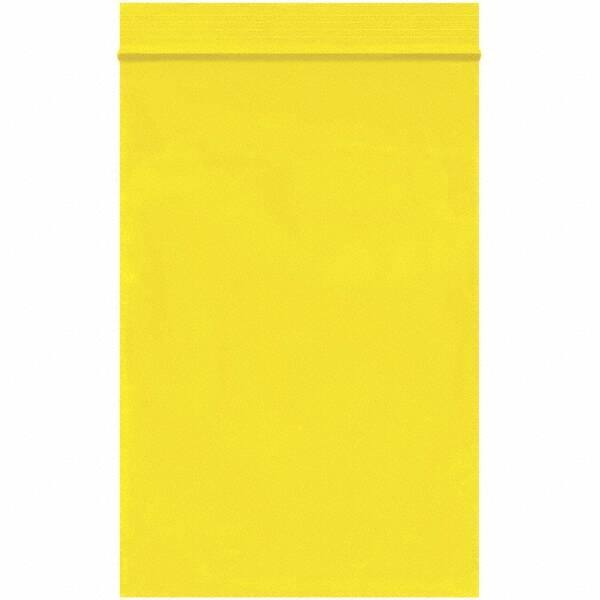Value Collection - 4 x 6", 2 mil Reclosable Polybags - Yellow - USA Tool & Supply