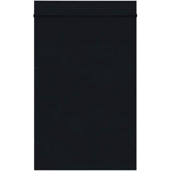 Value Collection - 4 x 6", 2 mil Reclosable Polybags - Black - USA Tool & Supply