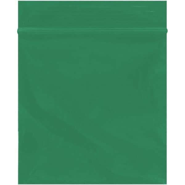 Value Collection - 3 x 3", 2 mil Reclosable Polybags - Green - USA Tool & Supply