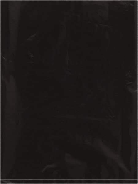 Value Collection - 9 x 12", 2 mil Flat Polybags - Black - USA Tool & Supply