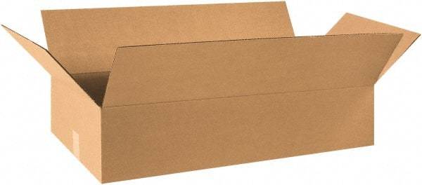 Made in USA - 16" Wide x 31" Long x 9" High Rectangle Corrugated Shipping Box - 1 Wall, Kraft (Color), 65 Lb Capacity - USA Tool & Supply