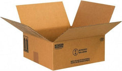 Made in USA - 10-1/4" Wide x 10-1/4" Long x 6-3/16" High Rectangle Corrugated Shipping Box - 1 Wall, Kraft (Color), 95 Lb Capacity - USA Tool & Supply