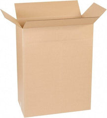 Made in USA - 13" Wide x 24" Long x 31" High Rectangle Multi-Depth Box - 1 Wall, Kraft (Color), 65 Lb Capacity - USA Tool & Supply