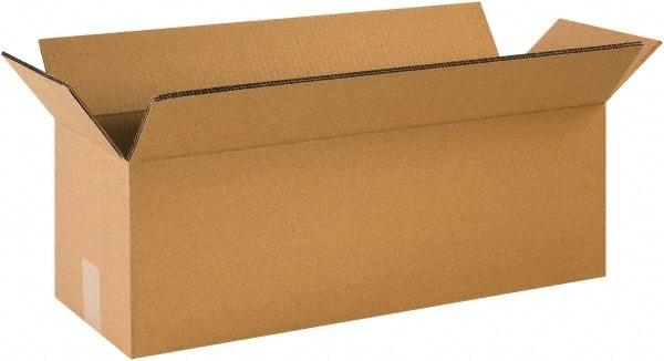 Made in USA - 16" Wide x 48" Long x 16" High Rectangle Heavy Duty Corrugated Box - 2 Walls, Kraft (Color), 100 Lb Capacity - USA Tool & Supply