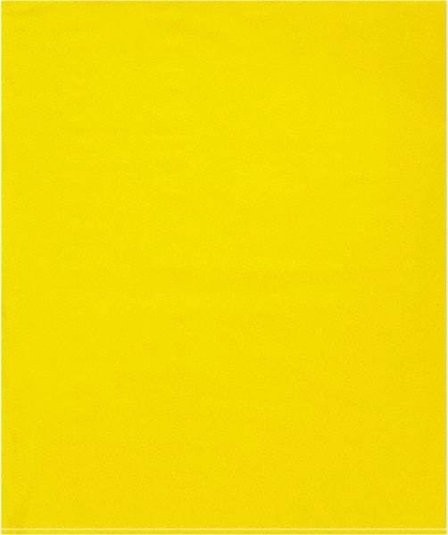 Value Collection - 15 x 18", 2 mil Flat Polybags - Yellow - USA Tool & Supply