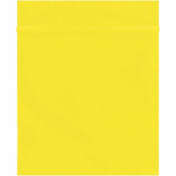 Value Collection - 3 x 3", 2 mil Reclosable Polybags - Yellow - USA Tool & Supply