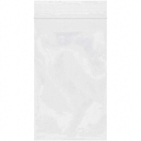 Value Collection - 3 x 5", 2 mil Reclosable Polybags - White - USA Tool & Supply