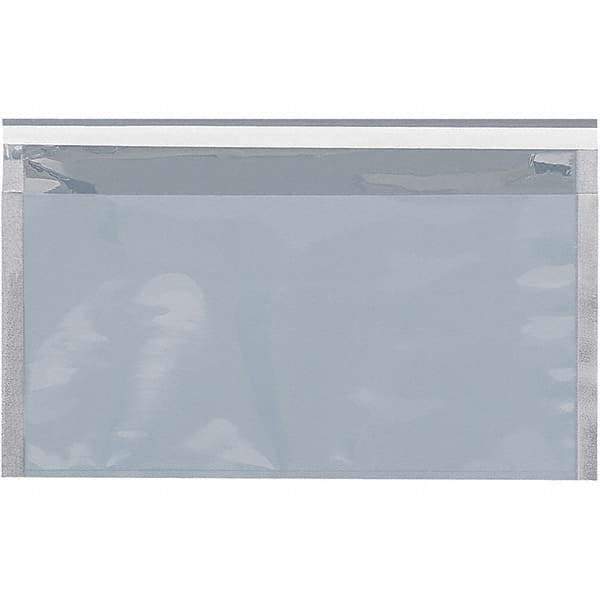 Value Collection - 10-1/4" Long x 6-1/4" Wide Peel-Off Self-Seal Glamour Mailer - Translucent Silver - USA Tool & Supply
